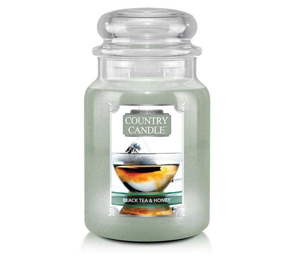 Country Candle 652g - Black Tea & Honey